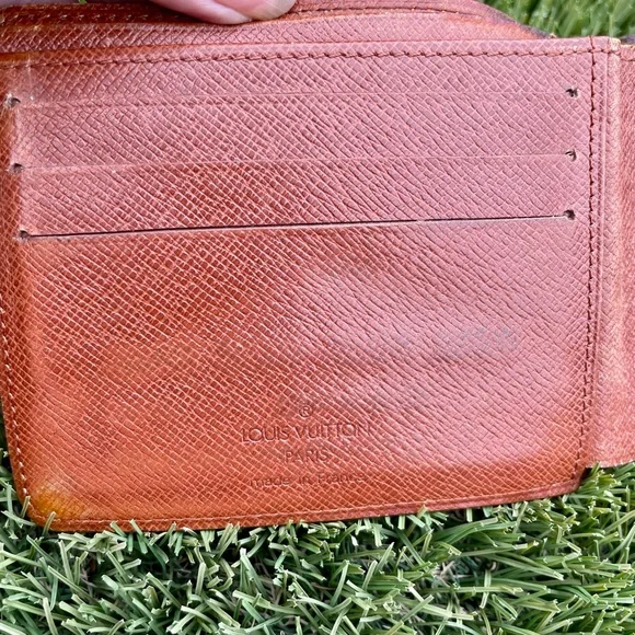 Men’s Louis Vuitton Monogram Wallet Date Code 1991 France Great Condition - Picture 13 of 14